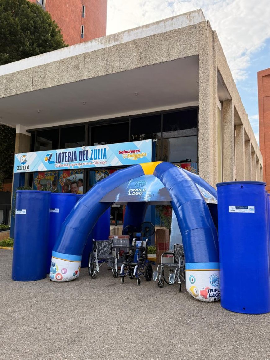 Lotería del Zulia impulsa el bienestar social con entrega de ayudas técnicas y enseres del hogar