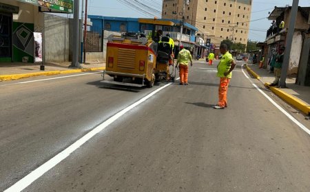 Zulia avanza en vialidad: Demarcan en 57,2 kilómetros en sectores estratégicos de Maracaibo