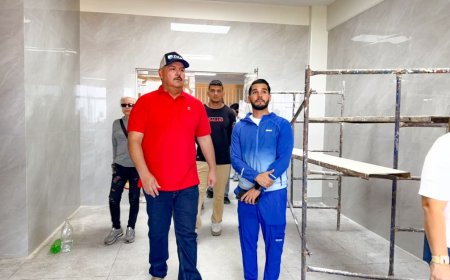 Gobernador Luis Caldera supervisa trabajos en hospital General del Sur Dr. Pedro Iturbe