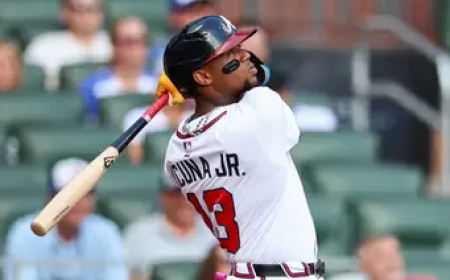 Acuña regresá a primer bate en el 2026 