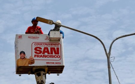 SAN FRANCISCO: Alcaldía y Corpoelec inician recuperación del alumbrado público en la avenida 5