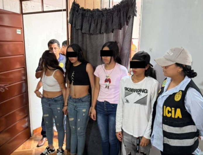Cayó banda extorsionadora de venezolanos con dinamita y drogas: 4 son mujeres