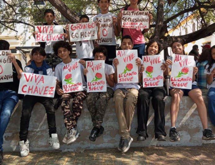 Capirugente y Semilleros de Alí Primera defienden la soberanía a través de su canto