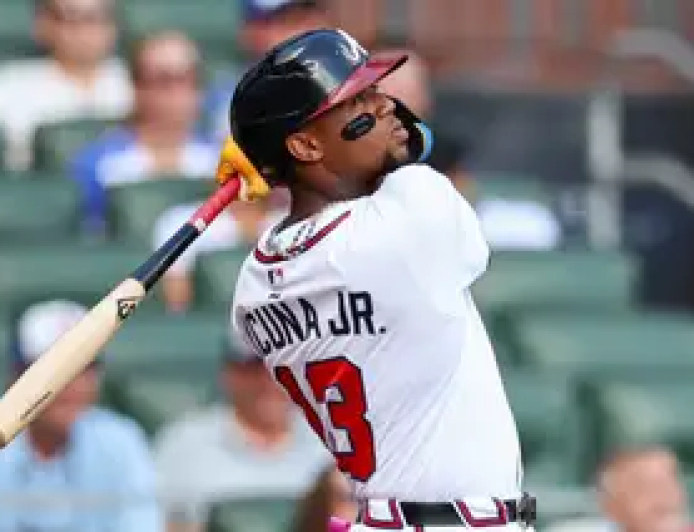 Acuña regresá a primer bate en el 2026 