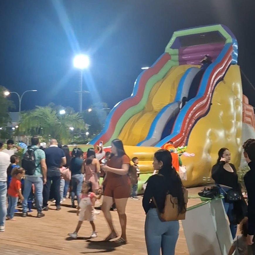 Velada espectacular en el Parque Ana María Campos