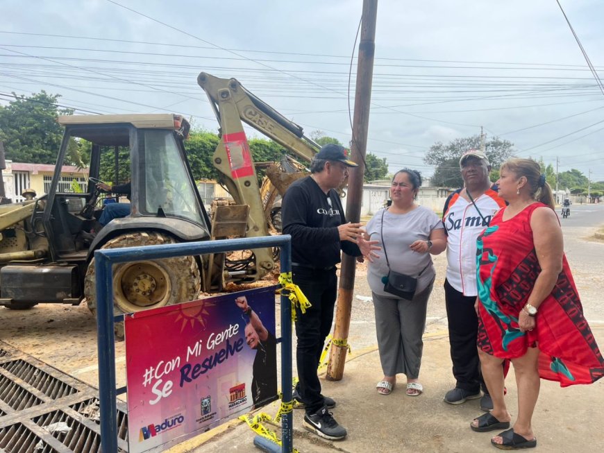 Alcaldía de Maracaibo sustituye 95 metros lineales de colector en La Rotaria