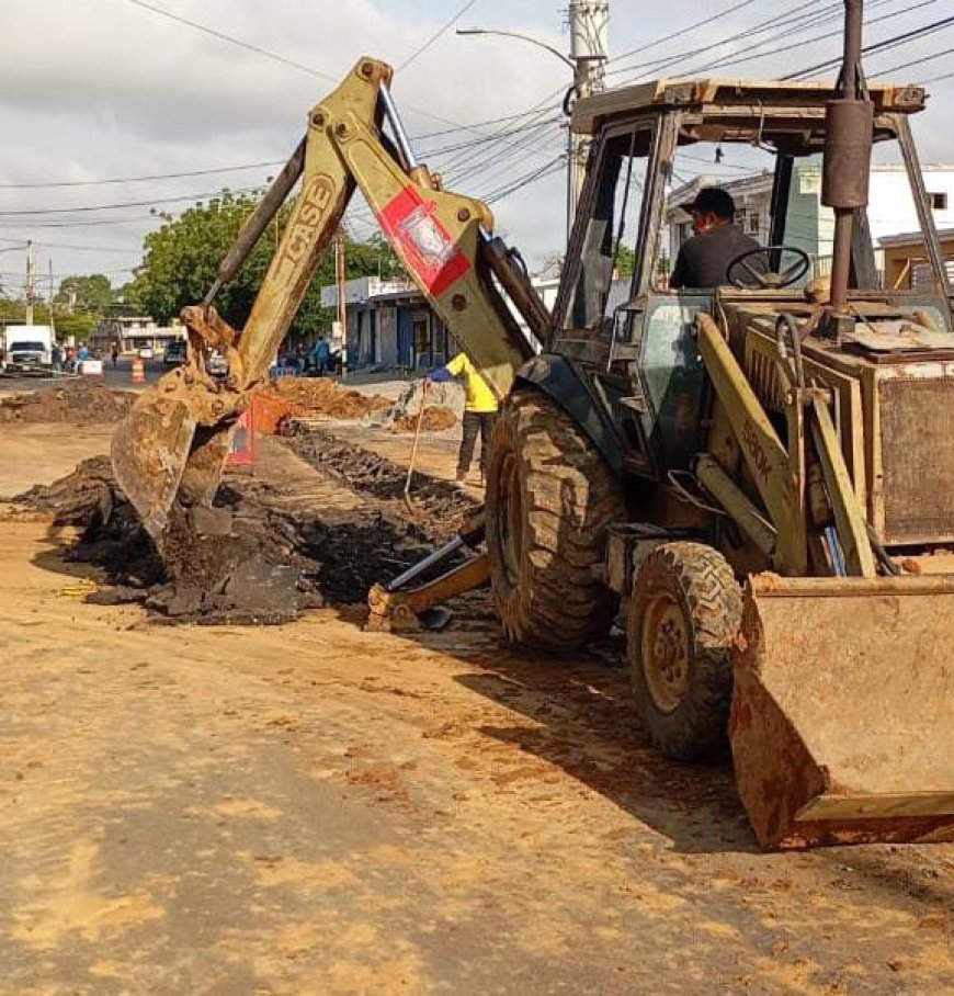 Alcaldía de Maracaibo sustituye 95 metros lineales de colector en La Rotaria