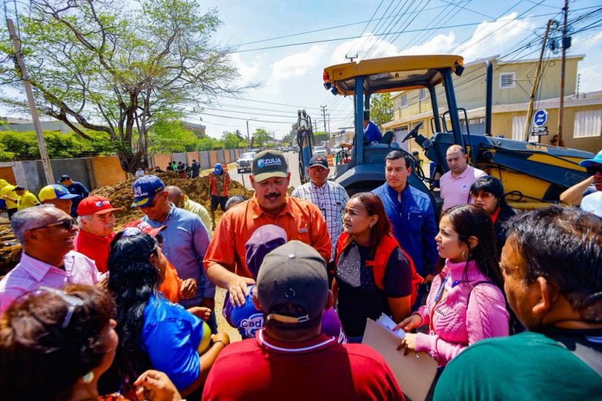 Gobernación sustituye 80 metros de colectores en la calle 43 con avenida 12 de Maracaibo