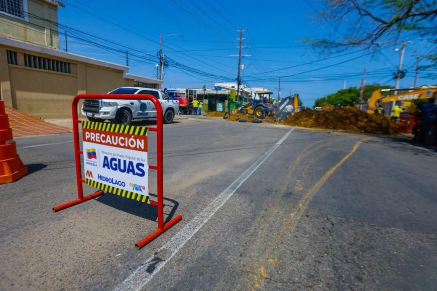 Gobernación sustituye 80 metros de colectores en la calle 43 con avenida 12 de Maracaibo