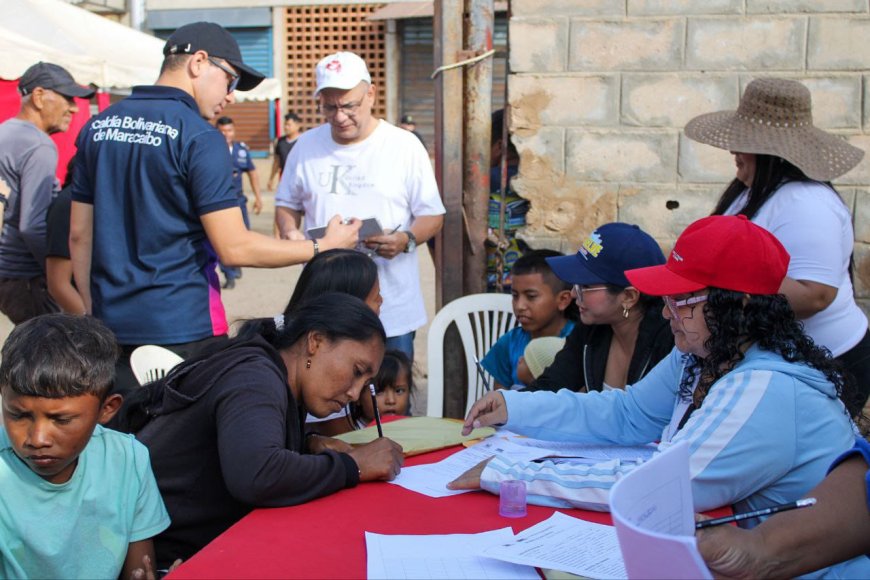 DESARROLLO SOCIAL EN LA CALLE: Despliegue de salud de la Alcaldía de Maracaibo llegó a San Isidro 