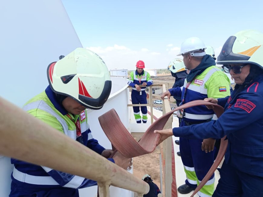 Alianza estratégica: Bomberos de San Francisco se capacitan con PDVSA en control de emergencias petroleras