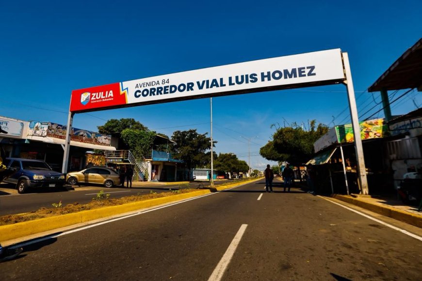 Luis Caldera lidera Plan Estadal de Asfaltado en inauguración del corredor Luis Hómez y Villa Baralt