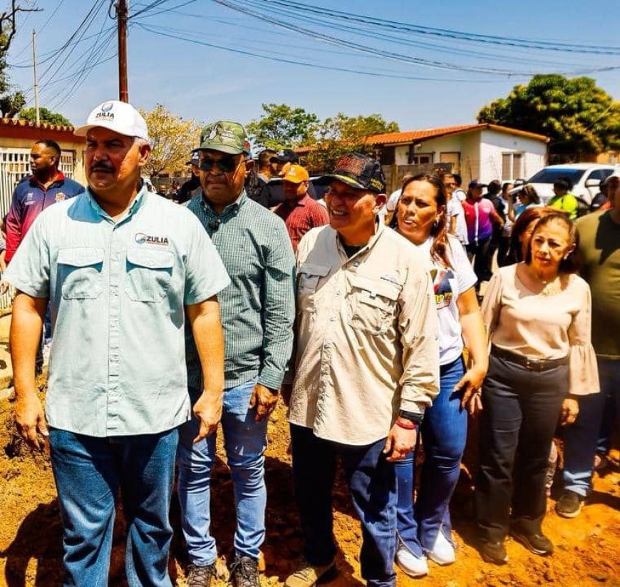 Gobierno Bolivariano inicia proyectos de aguas servidas y potable en Francisco Eugenio Bustamante