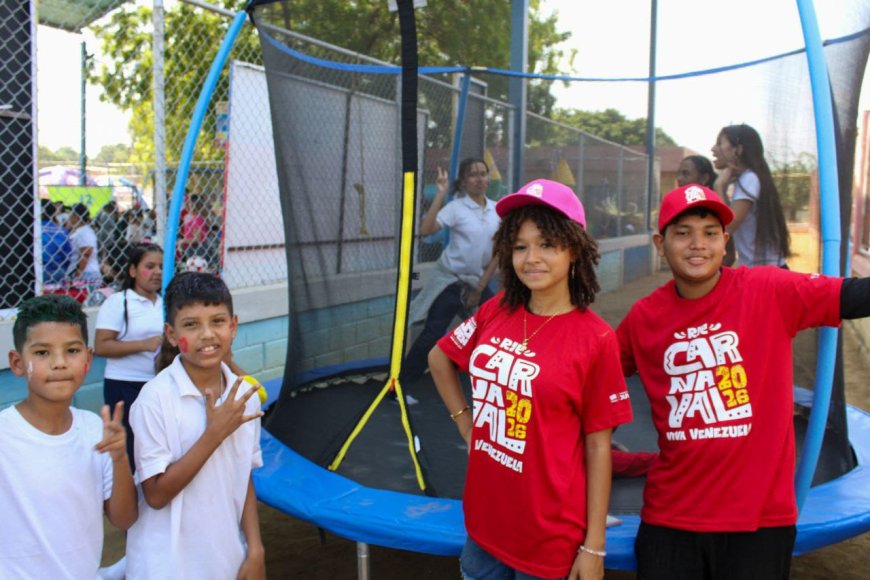 ¡Diversión a millón! Más de 500 niños en el Plan Vacacional Comunitario “Ríe Carnavales 2026” en Maracaibo