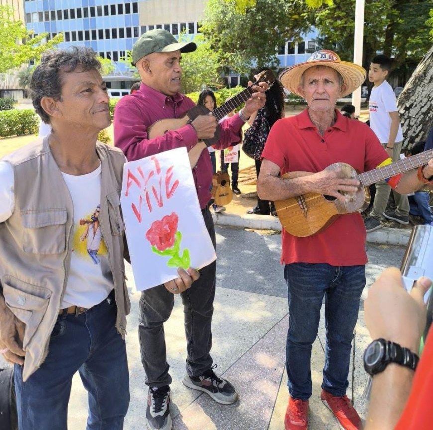 Capirugente y Semilleros de Alí Primera defienden la soberanía a través de su canto