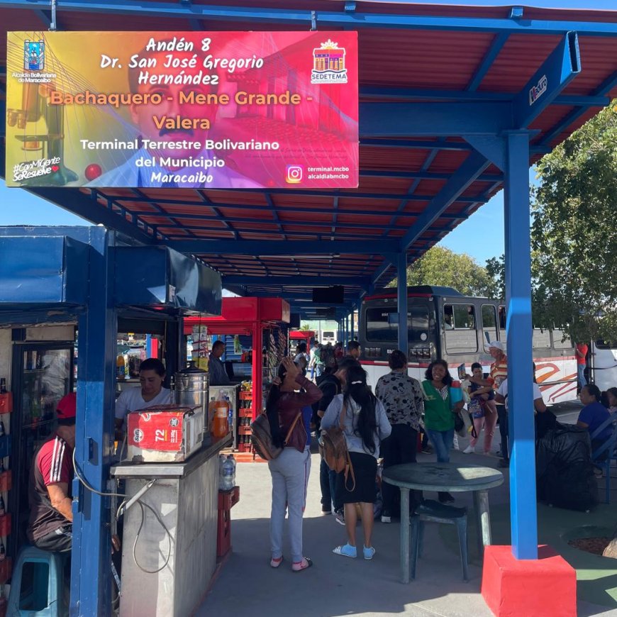 Más de 16 mil personas se movilizaron por el Terminal de Pasajeros de Maracaibo 