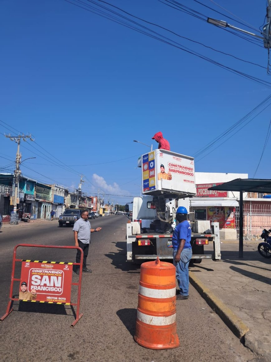 SAN FRANCISCO: Calle 158 avanza hacia su iluminación total con rehabilitación de casi 200 luminarias