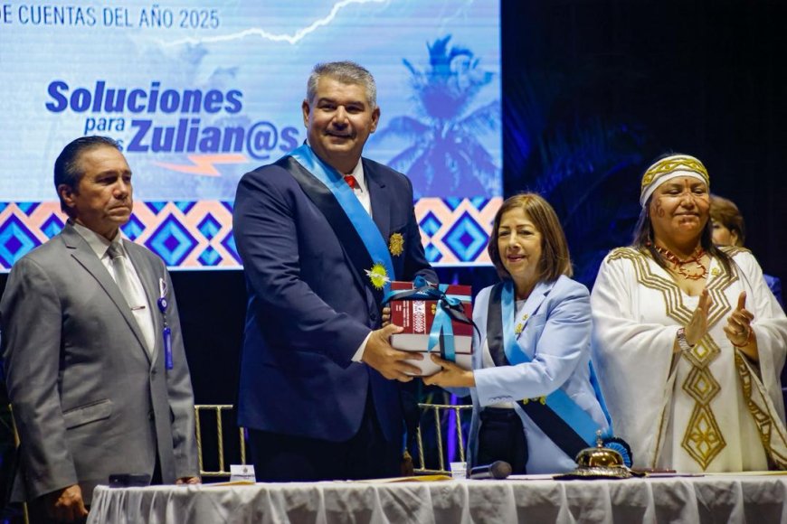 Informe de Gestión 2025 de Luis Caldera con cifras positivas en salud, educación, deporte y servicios públicos. 