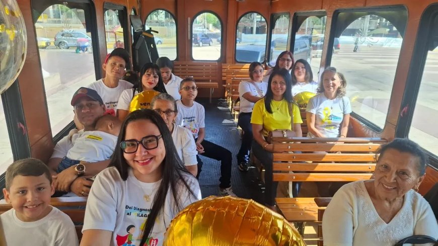 El Tranvía hizo felices a los niños sobrevivientes de cáncer