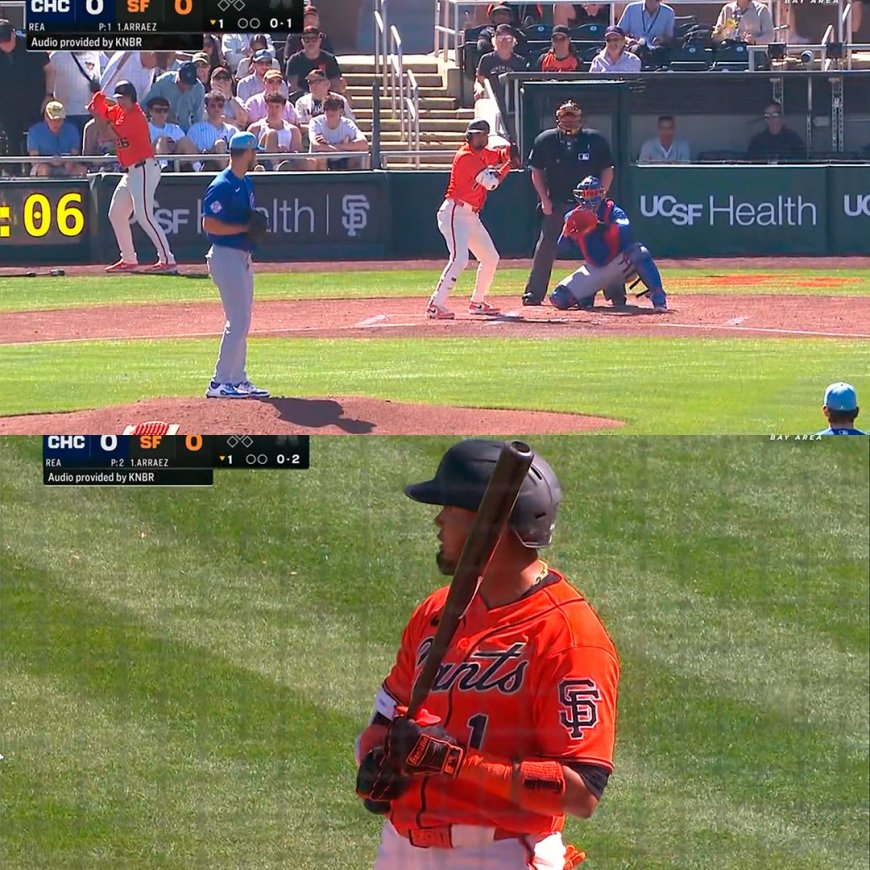 SPRING TRAINNING: Arráez se estrenó como remolcador con los Gigantes