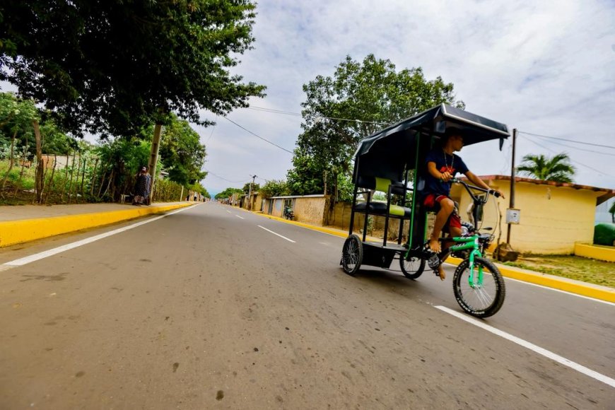 Con más de 5 Kilómetros asfaltados, Gobernador Luis Caldera entregó corredor Las Peonías