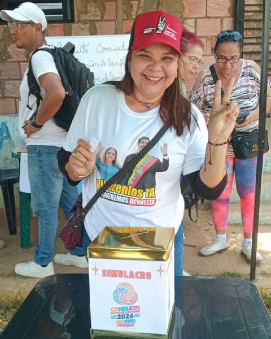 Exitoso simulacro previo a la Consulta Nacional Popular 2026