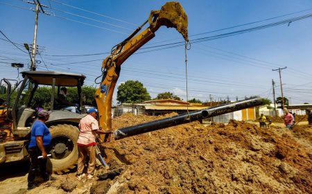CABIMAS: Plan Rector de Aguas Servidas sustituye colector de 198 metros en la parroquia San Benito