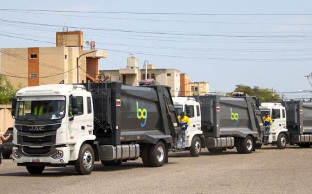 Maracaibo recibió nuevos camiones para el aseo urbano