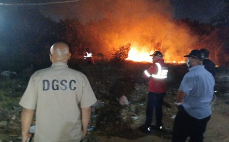 ¡Presumen sabotaje! Acción de Bomberos y cuerpos de seguridad controló incendio en Grano de Oro