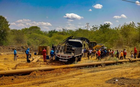 Gobernador Caldera inició construcción de Estación de Bombeo Hipódromo en Santa Rita