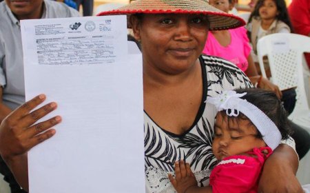 Programa “Soy venezolano” entrega de actas de nacimiento extemporáneas y extra hospitalarias