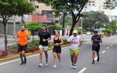 Carrera 10k de Alcaldía de Maracaibo y Cobeca llena de espíritu deportivo la Av. El Milagro