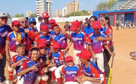 Cabimas campeón infantil Estatal AA
