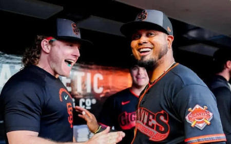 Arráez con su primer hit en su debut con los Gigantes blanqueado por Yankees
