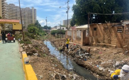 ¡Trabajo de saneamiento indetenible! IMA limpió 970 metros de la cañada Hamburgo en Santa Lucia