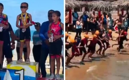 Barinesa en representación de Carabobo campeona nacional de triatlón 