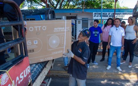 Alcaldía de San Francisco entrega acondicionadores de aire para la climatización de la E.B.N. Max Pineda