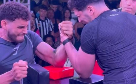 LUCHA DE PULSEADORES:José Camarillo y Jaider Gómez, los mejores brazos del Zulia