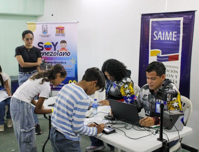 Alcaldía de Maracaibo activó cedulación infantil con el Programa “Soy venezolano”