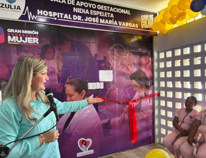 Primera dama del Zulia acompaña inauguración de Sala Gestacional en municipio Jesús Enrique Lossada