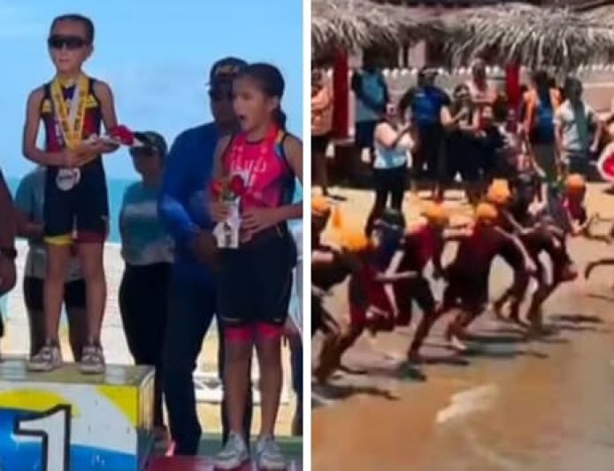 Barinesa en representación de Carabobo campeona nacional de triatlón 