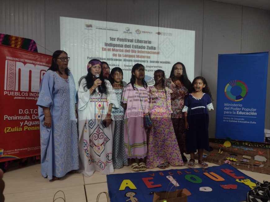 Zulia celebra primer Festival Literario Indígena en el marco del Día Internacional de la Lengua Materna