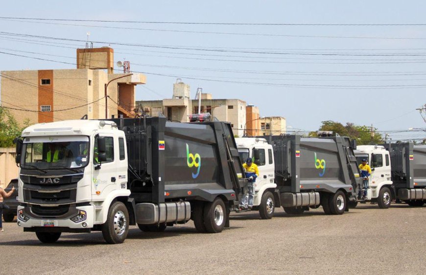Maracaibo recibió nuevos camiones para el aseo urbano