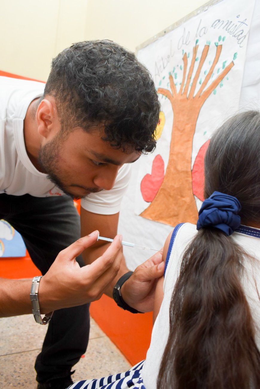 PRIMER MES:  Más de 500 escolares beneficiados con el programa de salud “Pbro. Eduardo Ortigoza”