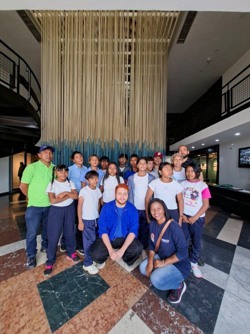 Niños y niñas beneficiarios de FUNDANIS visitaron el Centro de Arte Lía Bermúdez