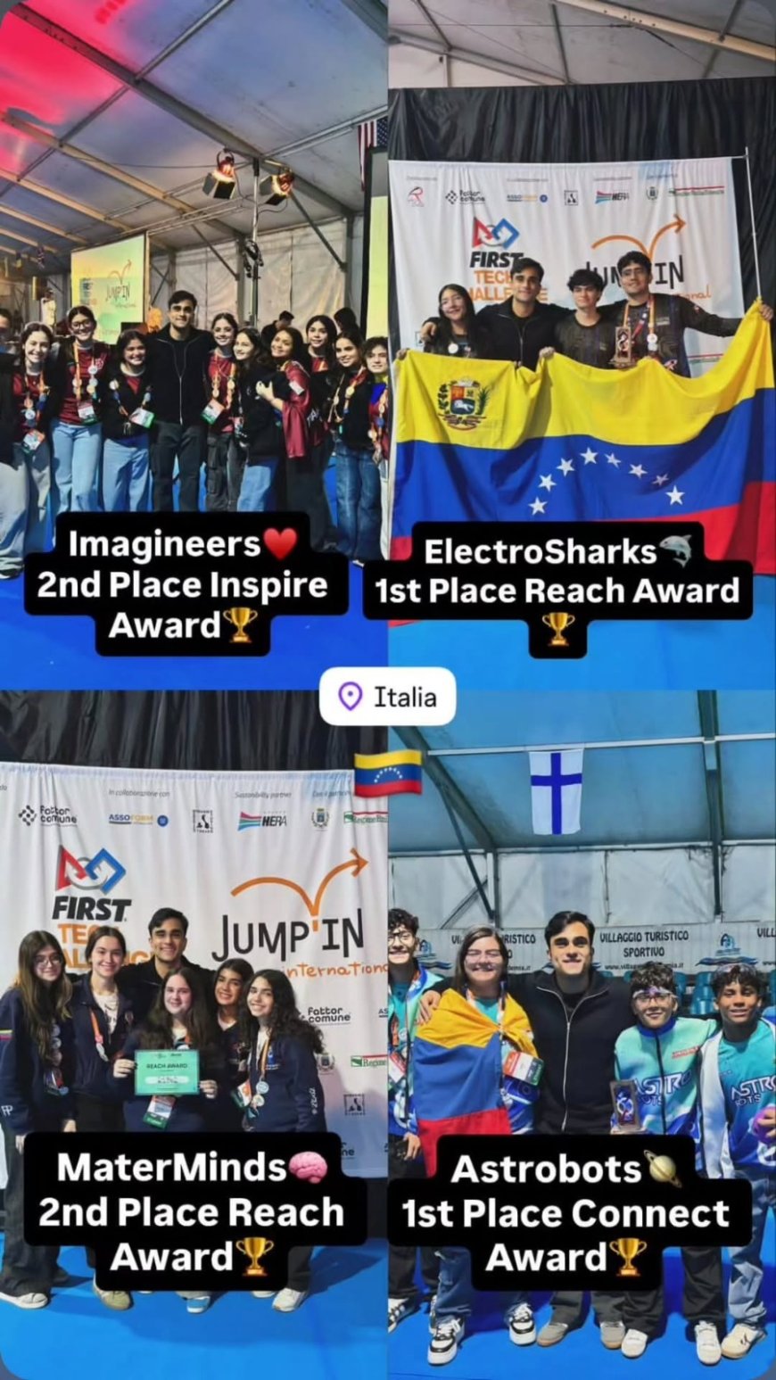 Tres colegios de Maracaibo obtienen premios en competencia internacional de robótica
