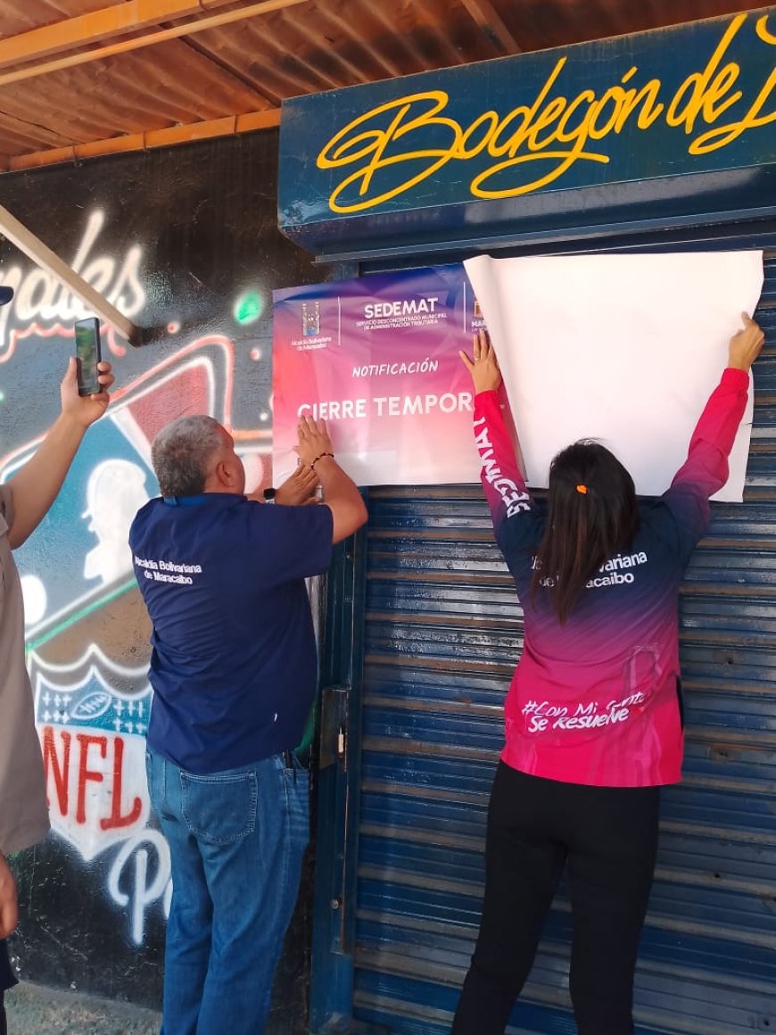 Reiteradas denuncias Alcaldía de Maracaibo cerró temporalmente expendio de licores "Pa’ Que el Papa"