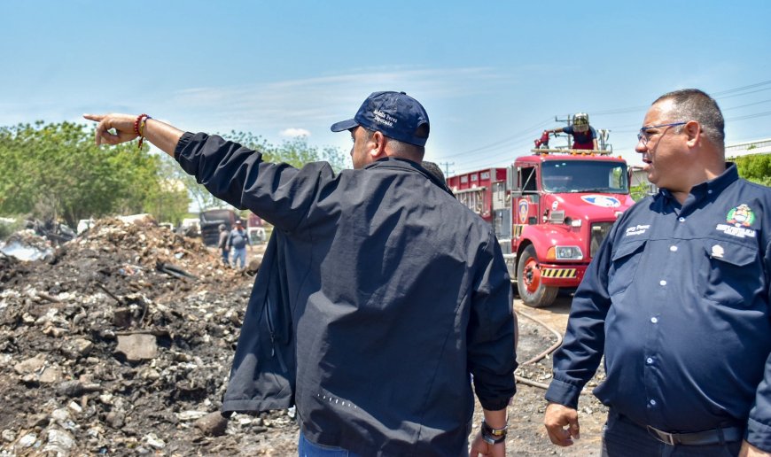 Bomberos del Sur controlan incendio en IMASUR: evitan daños a subestación eléctrica en Zona Industrial