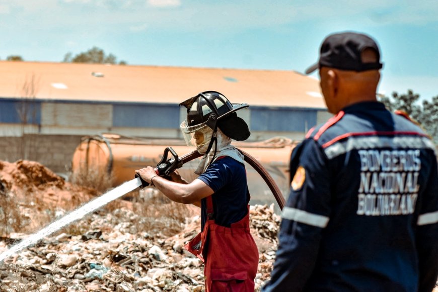 Bomberos del Sur controlan incendio en IMASUR: evitan daños a subestación eléctrica en Zona Industrial
