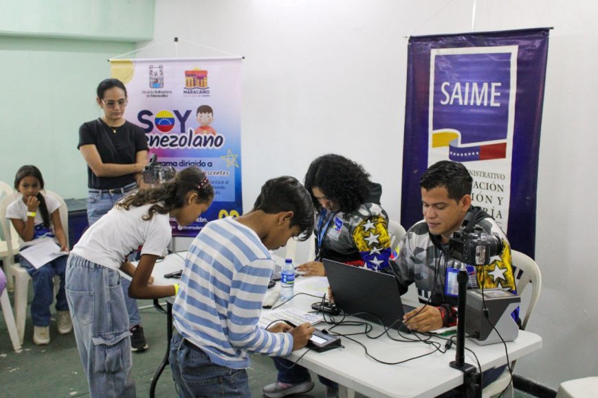 Alcaldía de Maracaibo activó cedulación infantil con el Programa “Soy venezolano”